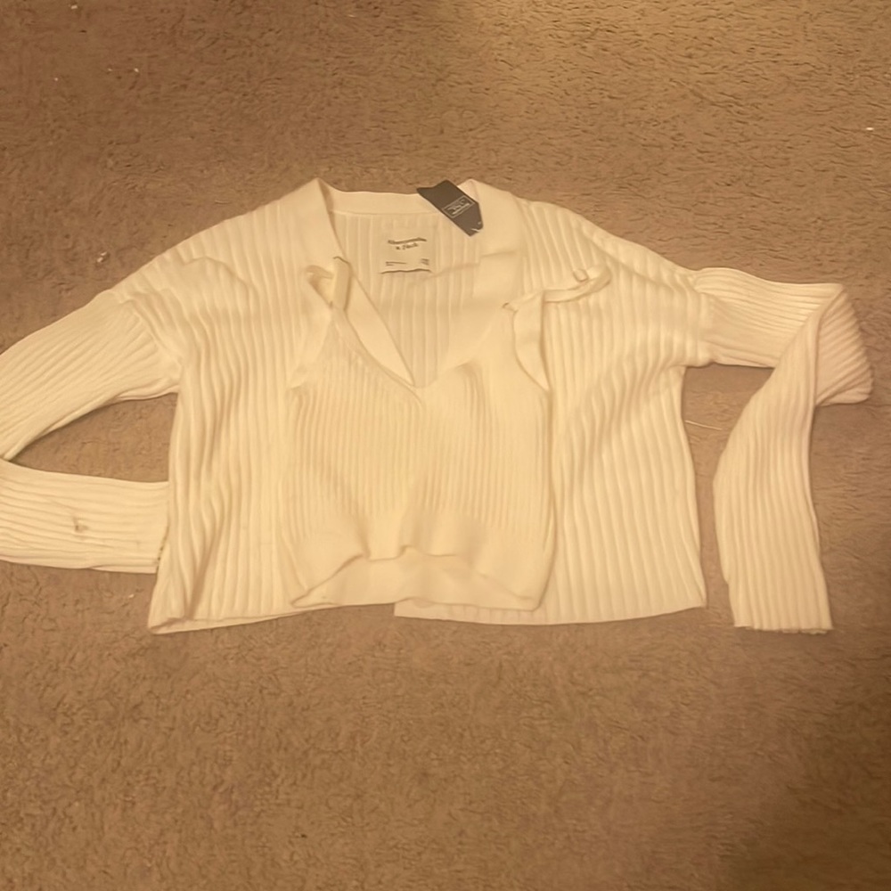 New with tags sweater and tank top set